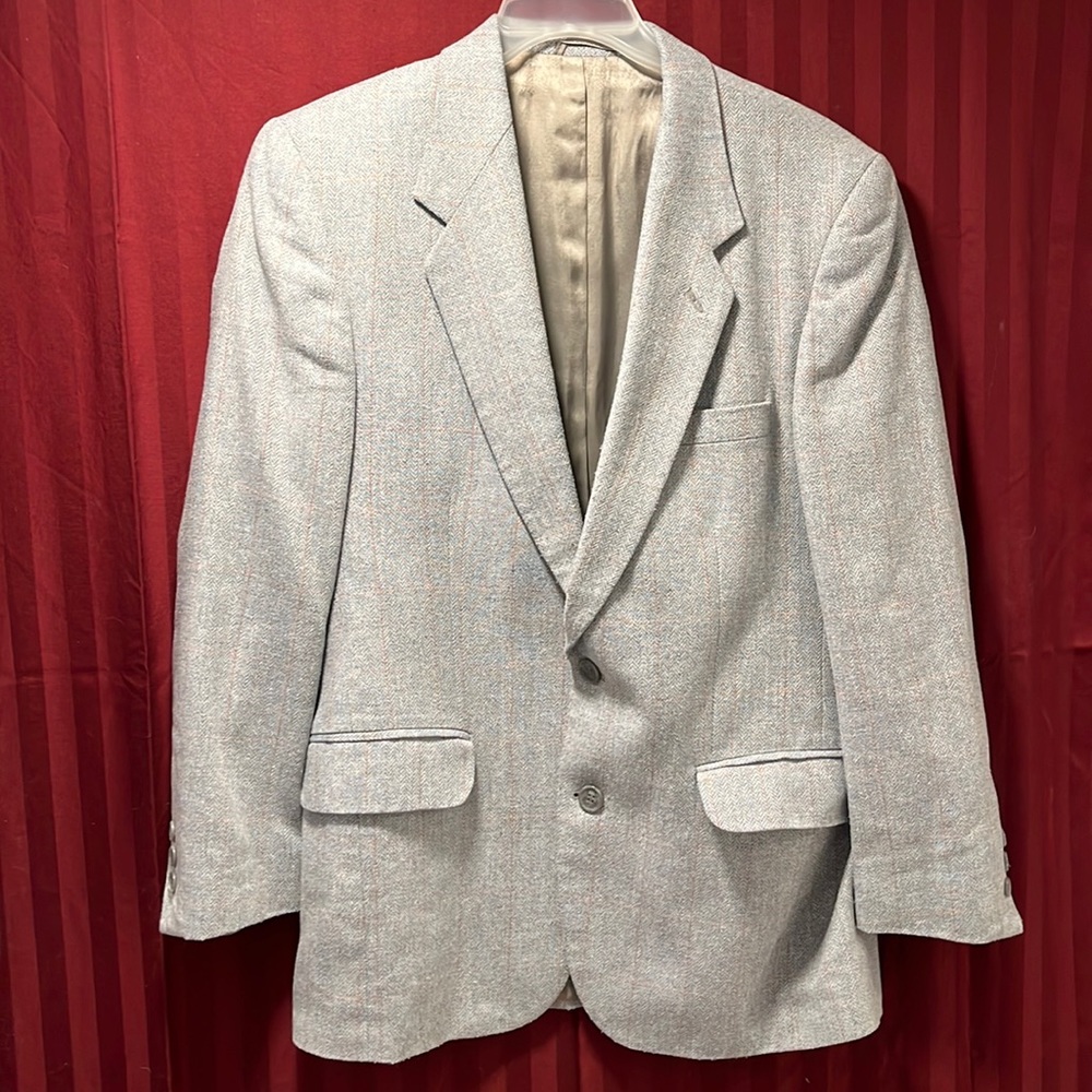 Elegant Light Gray Men's Blazer